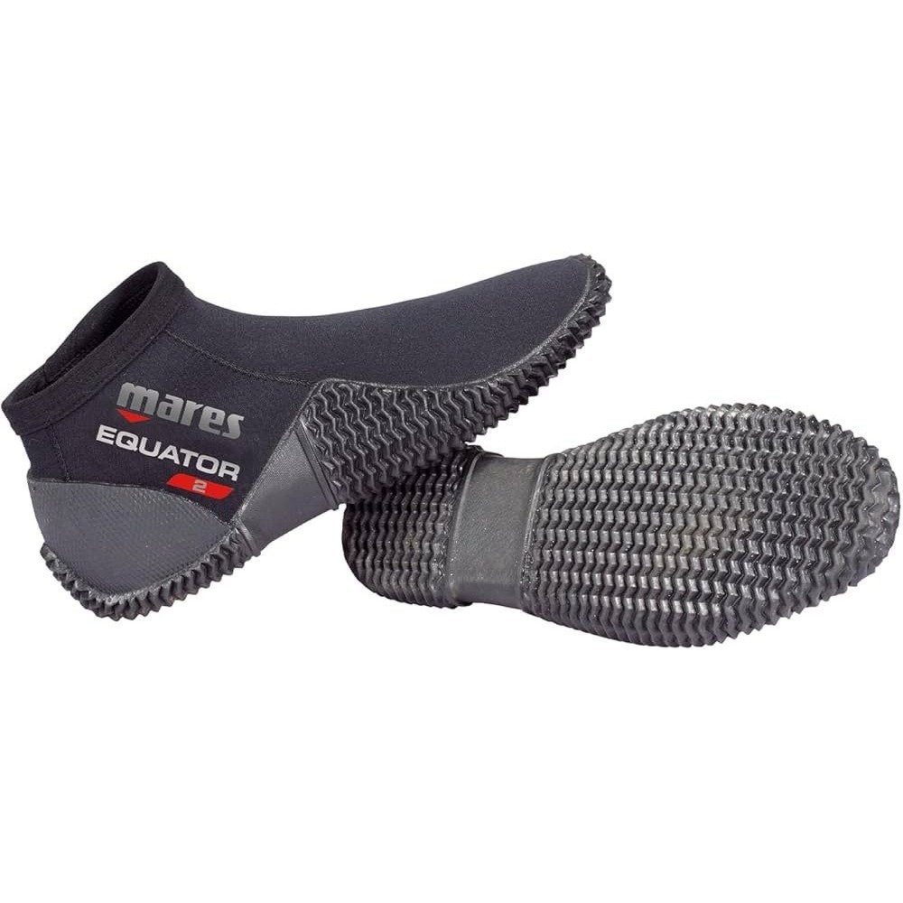 Mares Equator 2 Dive Boots 2mm Neoprene Men Size 14 4XL Black Water Shoes NEW